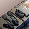Microfono Lavalier Mini Wireless Bluetooth per Trasmissioni Live su Cellulare e Computer