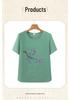2026 Mid-aged & Elderly Women's Summer Short-sleeve Two-piece Set - Grandma Mom Pajama Top & Pants