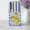 ins cute colorful F-Fruit Phone Case For Samsung Galaxy A73,A72,A71,A70,A53,A52,A51,Soft Silicone Black Cover