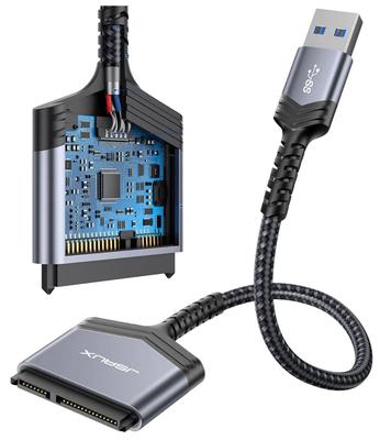Adattatore JSAUX da USB 3.0 a SATA III per SSD/HDD da 2,5"