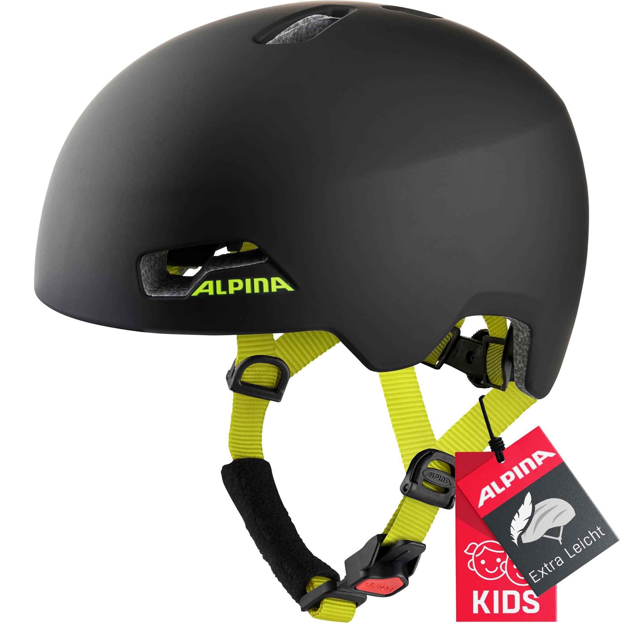 

ALPINA HACKNEY Bicycle Adjustable CE Fits cm Children s Helmet, Size, Certified, 47-51