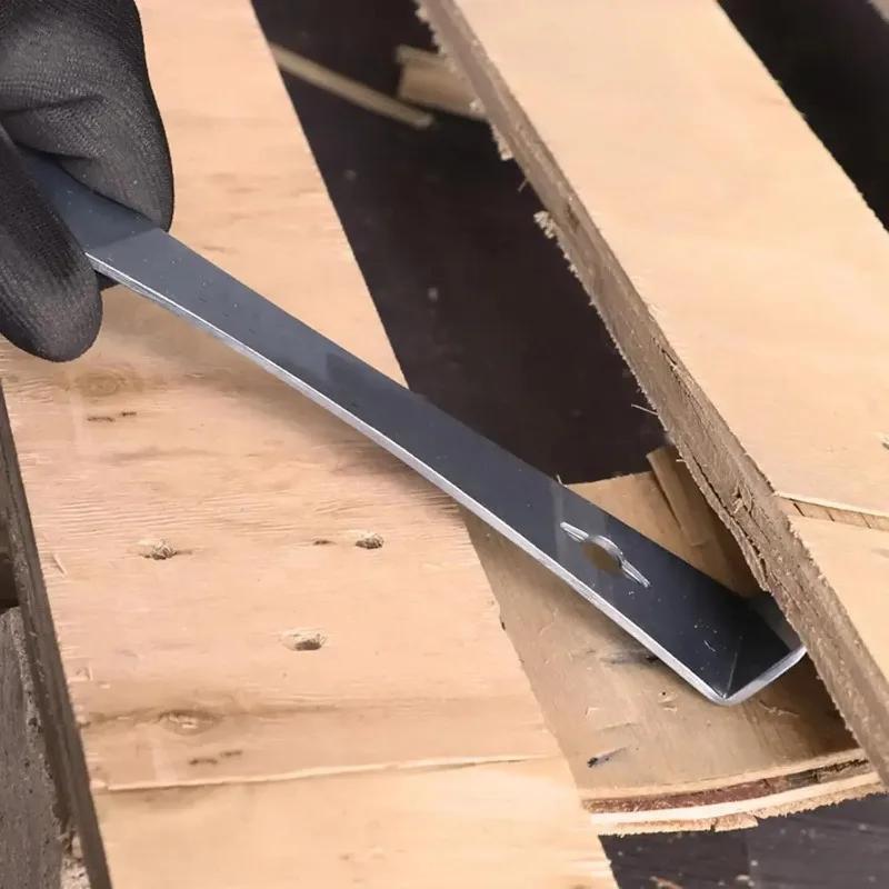 3 in 1 Stainless Steel Flat Head Pry Bar Woodworking Scraper Multifunction Lever Wooden Board Dismantling Spatula Nail Lift Tool