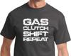 White Gas Clutch Shift Repeat Tee T-Shirt WGCSR-PC61