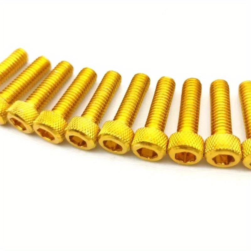 10 Stück Bunt Universal 6MM Racing Motocross Teil Kit Verkleidung Dirt Pit Bike Moto Befestigung Muttern Schrauben Zubehör Motorradschraube
