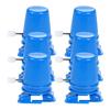 Pack of 12 Small Wind up Robot Portable Size Robot Easy to Use Small Clockwork Toy Great for Parties and Family