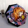 1pc Sakura Star Badge Umbrella with Plastic Handle,Suitable for All Seasons Home Travel Outdoor UmbrellaM1036