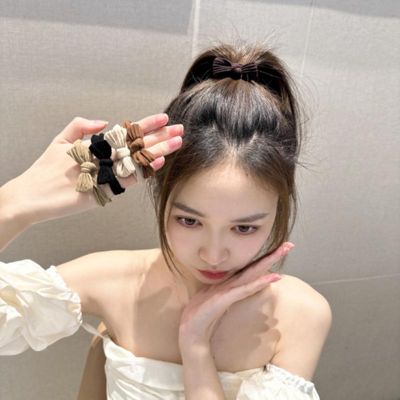 Frühlings-einfache Schleife, die kräftiges, hochelastisches Haarseil-Gummiband erweitert