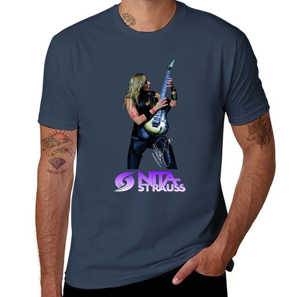 Nita Strauss Live Tshirt Basic Simple Design Short Sleeve Shirt