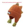 Cute Dinosaur Ear Protection Hat Warm Beanie Hat New Balaclava  Autumn and Winter