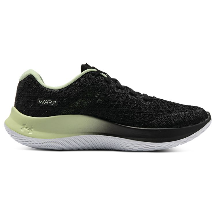 Under Armour Flow Velociti Wind 2 Bequemes Material Low-Top Lässige Laufschuhe Herren Sneaker Schwarz Grün 3025652-003