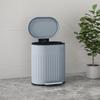 20L Metal Kitchen Bin, with Soft-Close Lid - Grey