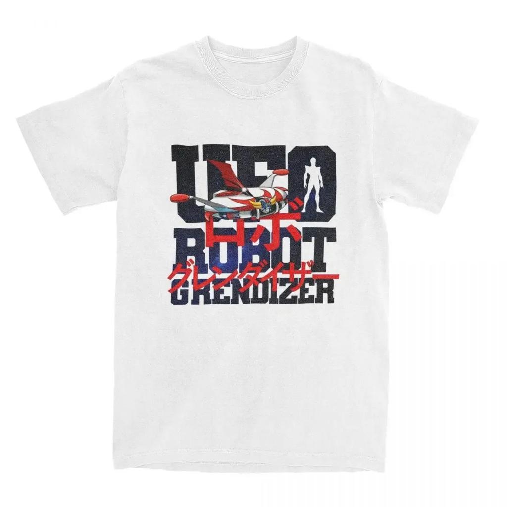 1975 UFO Robot Grendizer T Shirt Men Women UFO Robot Goldorak Funny Pure Cotton Tee Shirt Crew Neck Short Sleeve Print Tshirt