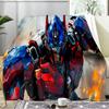 Trans-formers Blanket Flannel Throw for Sofa, Travel, Camping, Livingroom, Office, Chair and Bed Soft and Warm Holiday Birthday Gifts