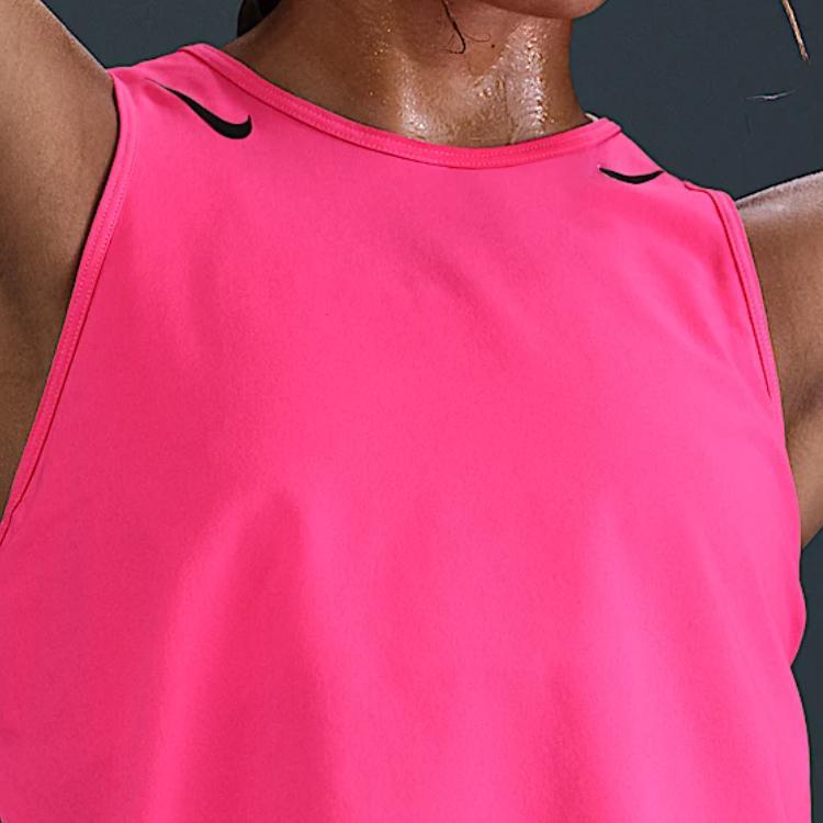 Nike Aeroswift Dri-Fit Adv Comfortable Fashion Trendy Simple Solid Color Vest Women tops Pink FN2713-645