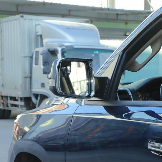 For - Dodge Ram 1500 ABS Chrome Car Side Mirror Rain Eyebrow Cover Trim