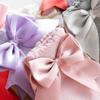 Infant Baby Girls Cute Bow Knee High Socks Cotton Baby Toddler Bowknot Solid Color Socks Kid Breathable Sock 0-2Y