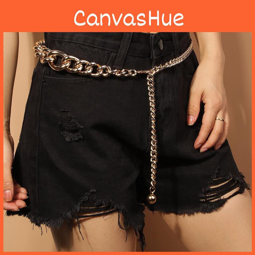 Metal Waist Women Chain With Irregular Aluminum Chain For Summer Winter Wear