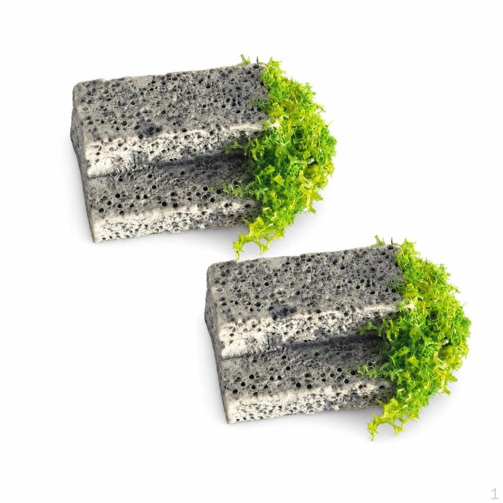 Miniature Garden Park Stone Path Steps for DIY Micro Landscape Decor Long Slab 5pcs