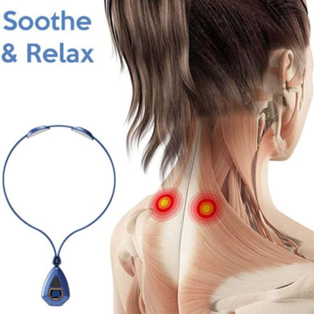 

Портативный медицинский массажер для тела EMS Устройство для массажа шеи Массажер для шеи Акупунктурные точки Лимфовитет