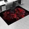 Rose Chair Mat: Office Carpet Oversized Rug for Home Decor, Sofa Cover, Gift Idea, Suitable for Bedroom, Living Room, and Various Rooms