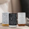 Aroma Diffuser Raumduft Ätherisches Öl Luftbefeuchter Blatt Smart Home Geräte Nebelerzeuger Bunte Raumdeko mit LED-Lichtern