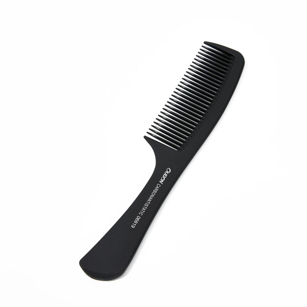 Black Professional Hair Brush Hard Carbon Cutting Comb Heat Resistant Salon Hair Brushes Barber Pin Tail Antistatic Combs Men