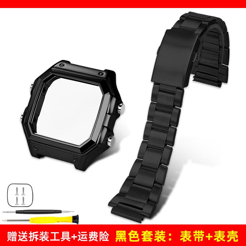 Ae1200 Fashion Accessories For Casio Case Kit Modified Metal AE-1200 Ae-1300 Bezel Glass Strap Ring Stainless Steel Watch Band