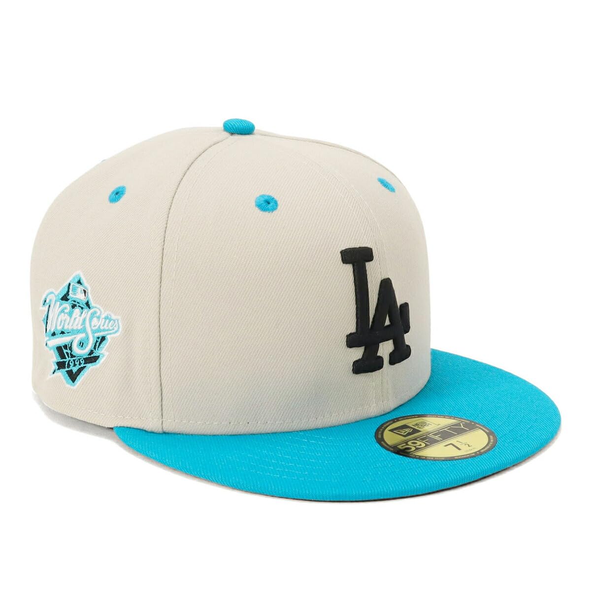 

[New Era] New Era Cap 59FIFTY 70922867 NER36C1272 MLB Los Angeles Dodgers Shohei Ohtani LA StoneBlue White Beige SIDE PATCH 2-Tone UNDER VISOR