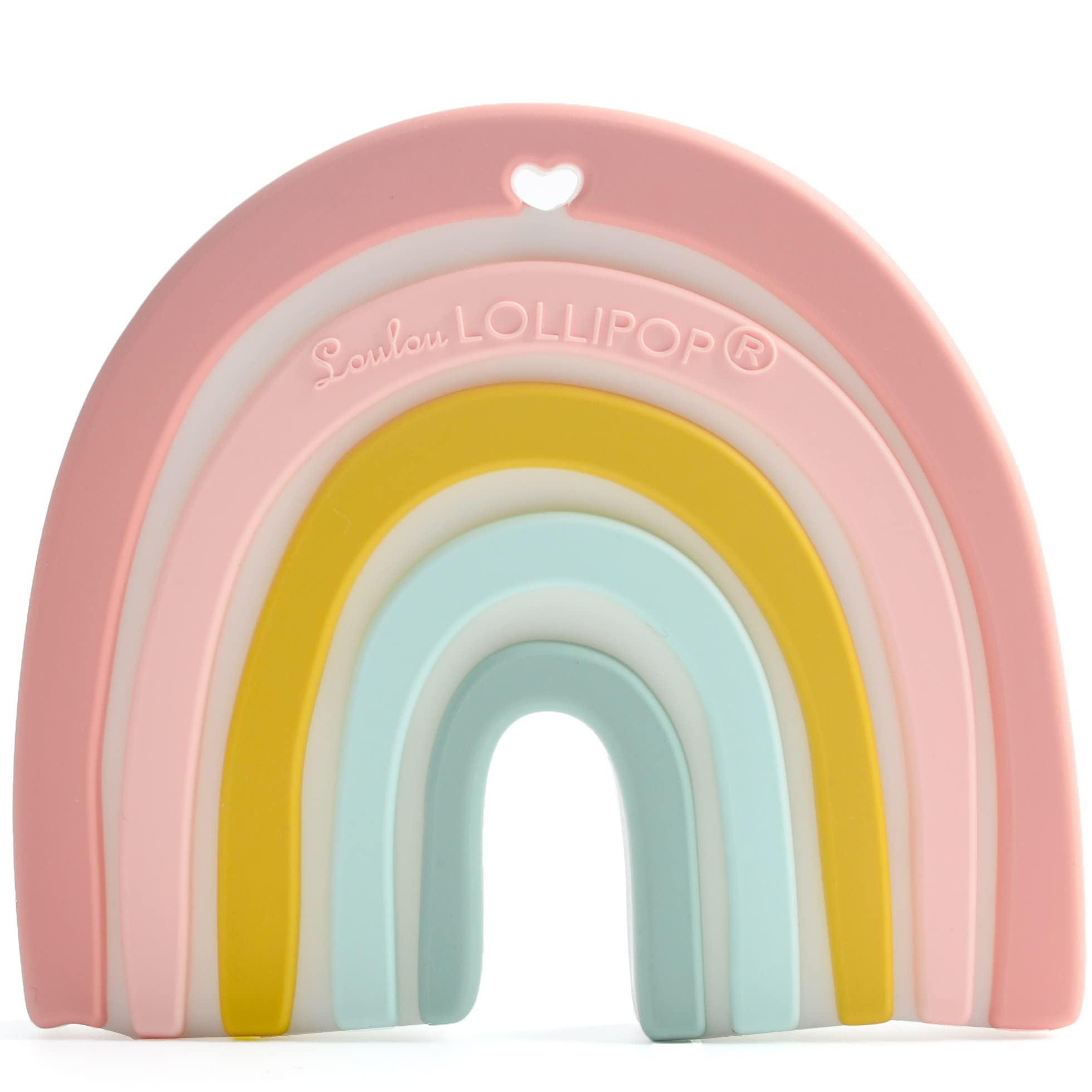 

Loulou Lollipop Silicone Teether Japanese Pacifier Silicone Pastel [Official Product] Toy, Rubber, Rainbow, LL-T-RBPSTL