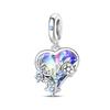 925 Silver Luminous Blue Ocean Series Octopus Starfish Charms Beads For Women Fit Bracelet DIY Jewelry Gifts