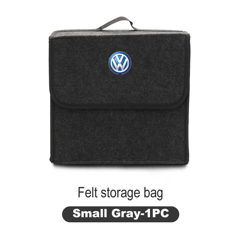 BAG1 Car Trunk Felt Storage Box Folding Organizer Auto Interior Accessories For Volkswagen VW Golf Jetta Passat Mk4 Mk5 Mk6 CC Golf