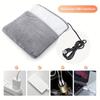1pc USB Heated Foot Mat - Winter Plug-In Foot Warmer for Home/Office, Anti-Cold Electric Foot Heater, Cozy Home/Desk Accessory