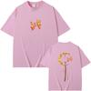 Anime Demon Slayer Rengoku Kyoujurou T Shirts Men Women Clothing Cotton Crewneck T-shirt Male Fashion Vintage Tshirt Streetwear