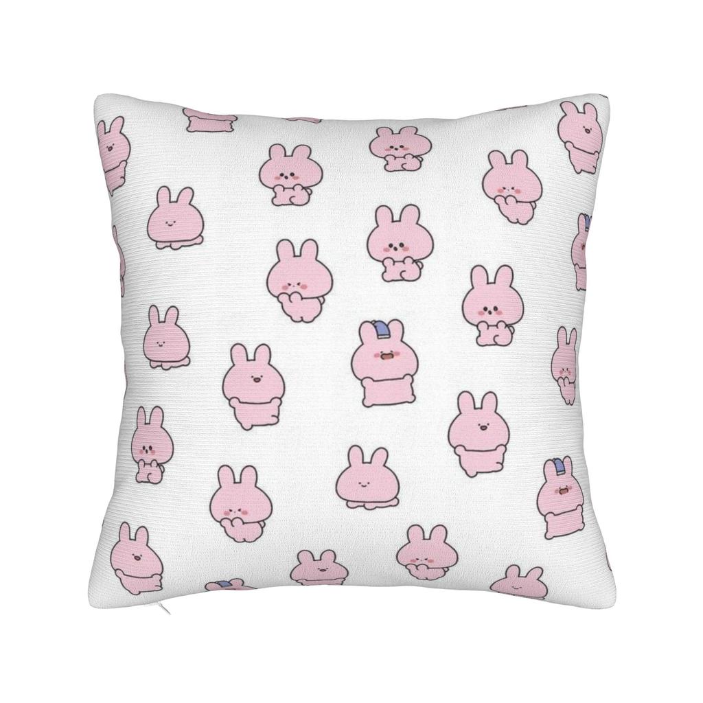 Asamimichan and Anemimi Pillowcase Product Soft Cushion Cover Throw Pillow Cover Car Decoration Square Multi Size