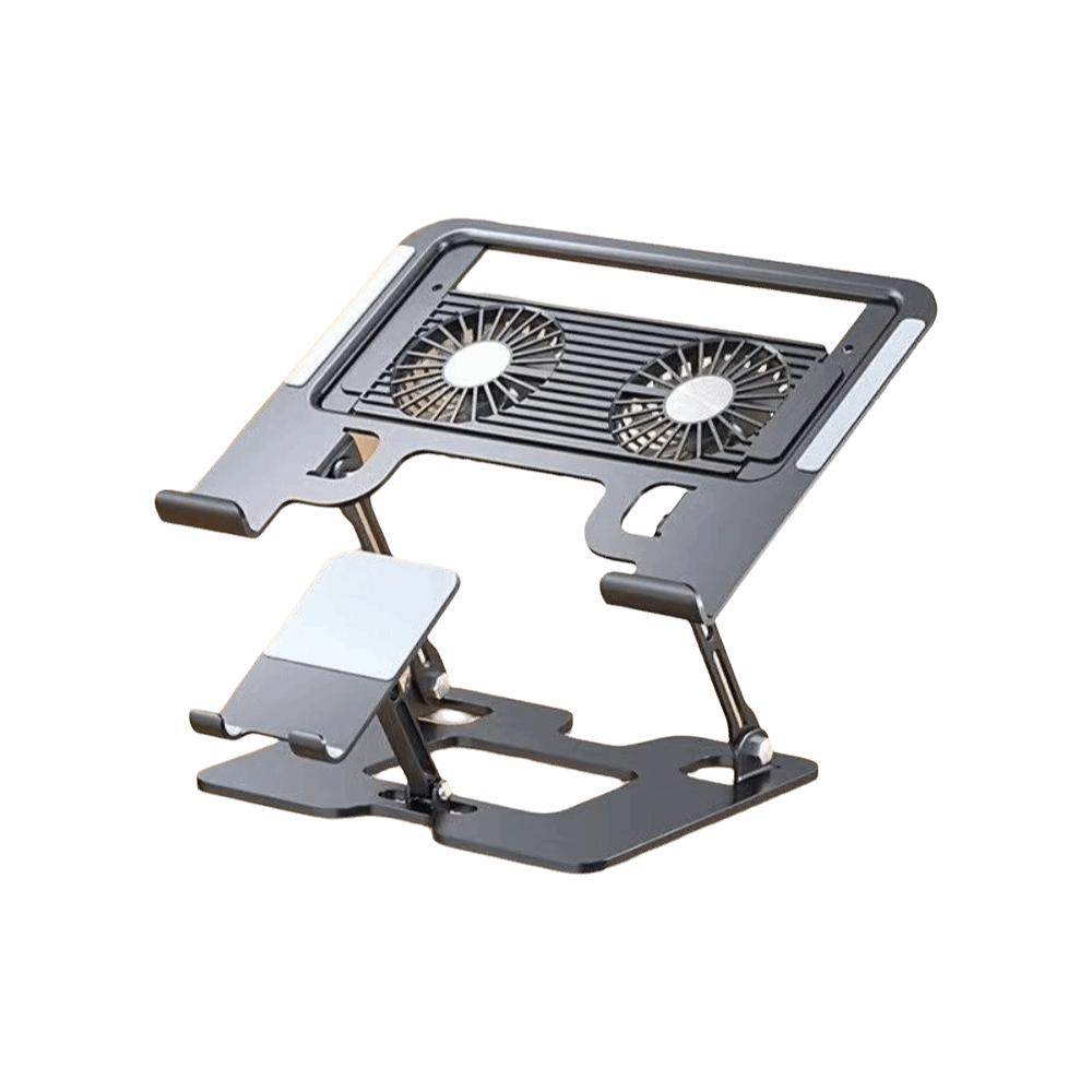Carbon Steel Laptop Cooling Stand Ergonomic Notebook Rack Laptop Stand Phone Holder  Streaming