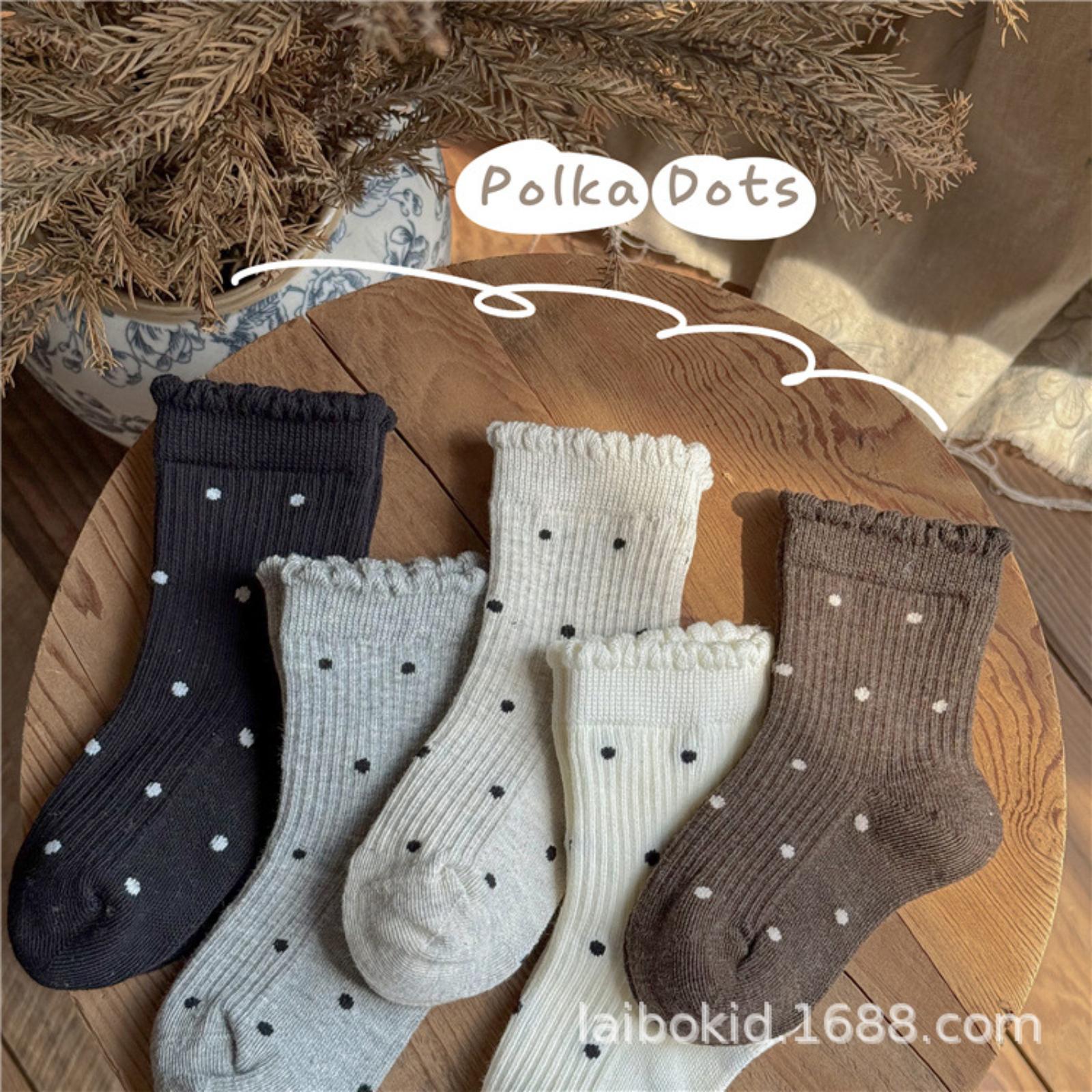 

Winter Plush Thickened Heat Storage Warm Cartoon Cute Mid-length Baby Socks L