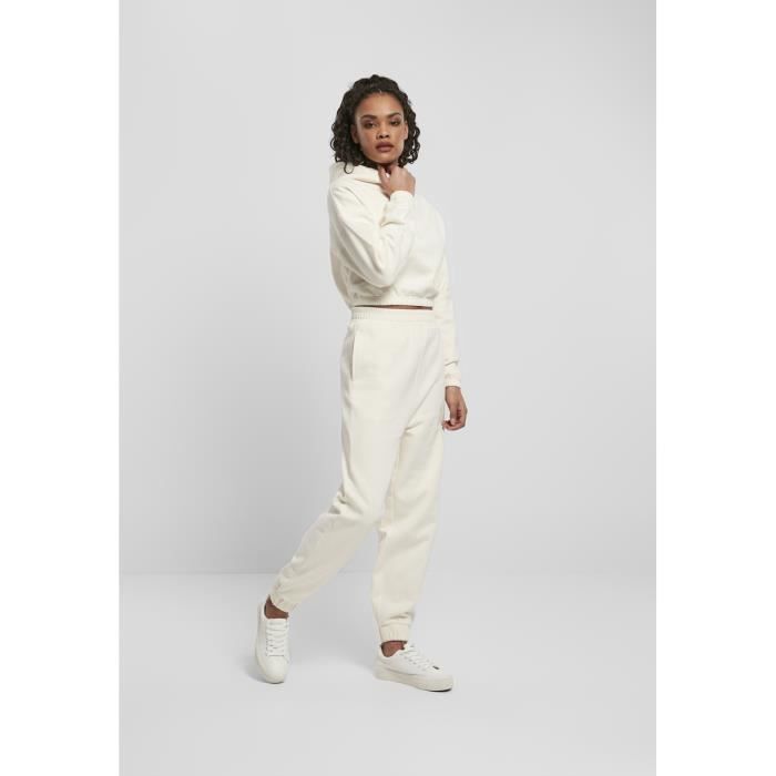 Sweatshirt à capuche - Urban Classics - Court - Oversized - Femme - Polaire brossée