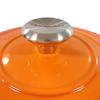 Le Creuset Pot Cocotte Ronde Orange 09 Creuset/Le Two-handed 21177-20cm (Silver Knob) [Item]