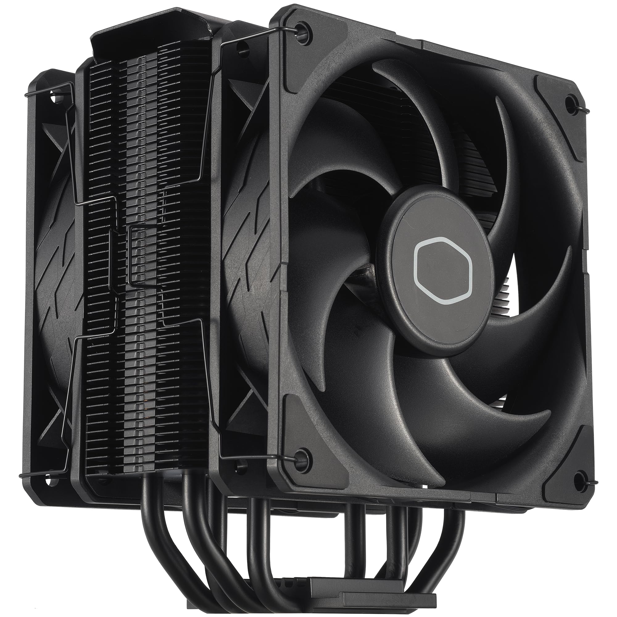 

Cooler Master Hyper 212 Black X Duo AM5 Socket Compatible Single Tower 2 Fan Air Cooled CPU Cooler FN2039 LGA1700, AM4, RR-S4KK-25DN-R1 чорний