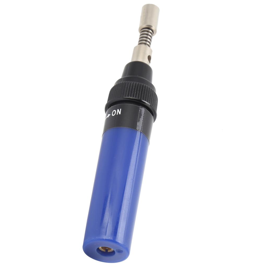 Gas Soldering Iron Pen Refillable Pure Butane Gas Solder Handheld Tool 8ML VA100Dark Blue