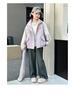 Girls' 2025 Autumn Casual Branded Windbreaker Jacket