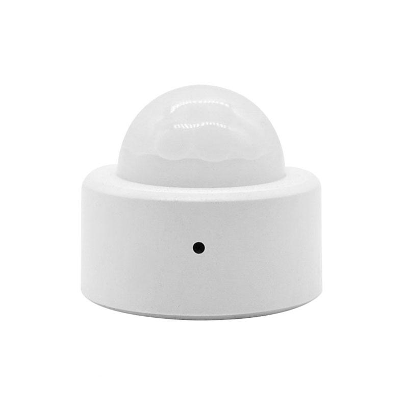 

Tuya Zigbee 3.0 Mini PIR Motion Movement Human Body Detector с датчиком яркости и освещенности Lux Meter Home Security Alarm белый