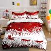 Christmas Santa Sleigh Bedding Set Bedding Duvet Cover Set Duvet Cover Pillowcases (1 * Duvet Cover 2 * Pillowcases, without duvet insert)