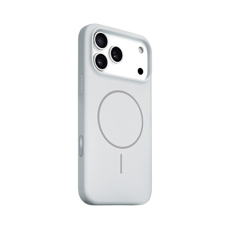 Liquid Silicone Ai Camera Shutter Button Case for iPhone 17 Pro Max with Magnetic Pop-Up Cover Animation Magsafe Compatible