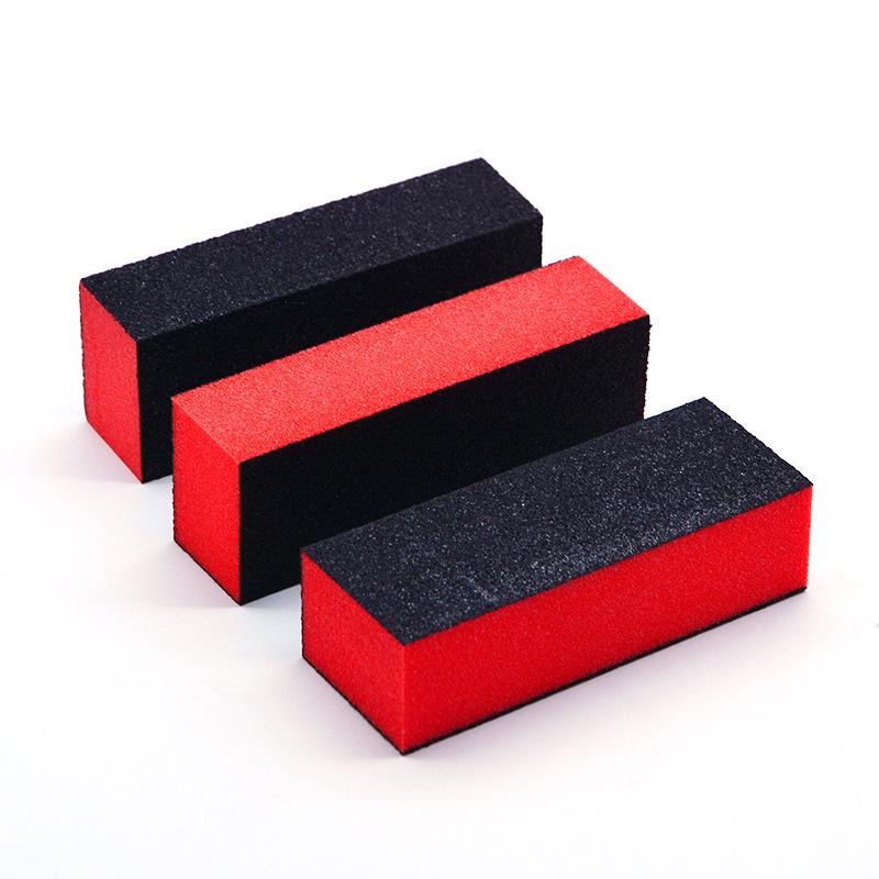 Three-Sided Black Nail Art Buffer Sponge File Strip
