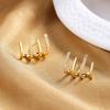 Trendy Ear Cuff with Four-Claw Design - Niche, High-End Feel for Women