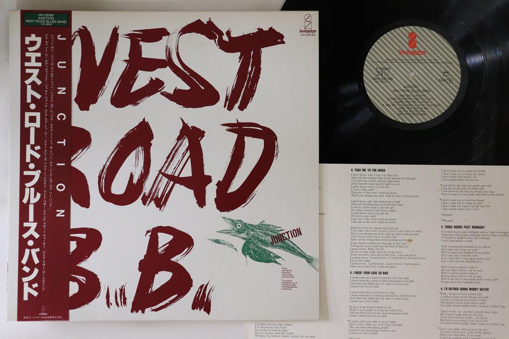 LP Record WEST ROAD BLUES BAND - Junction VIH28169 VICTOR 1984 Japan Obi Japanese Pop/Rock Used