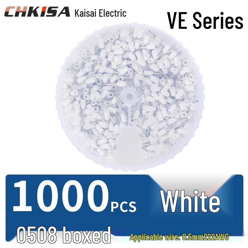 Tubular Wiring Terminal Crimper with Storage Box for Quick Cold-Pressed Wire Terminals