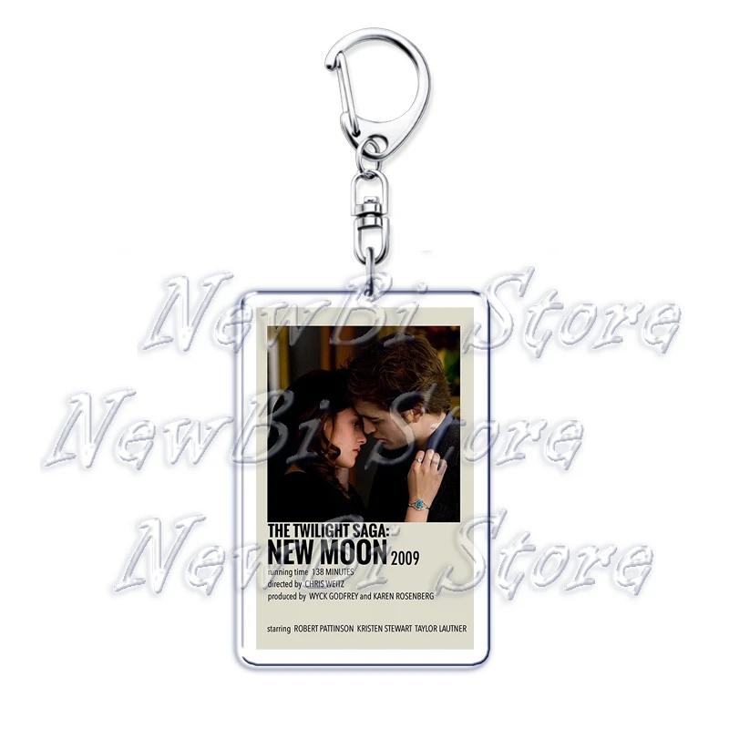 The Vampire Diaries Twilight Keychain for Accessories Damon Stefan Salvatore Elena Bella Swan Edward Cullen Key Chain Keyring