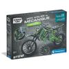 Motocross - CLEMENTONI - Mon Atelier Mécanique - Avec + 170 pieces - Des 8 ans - Fabriqué en Italie - Coffret de construction enfant
